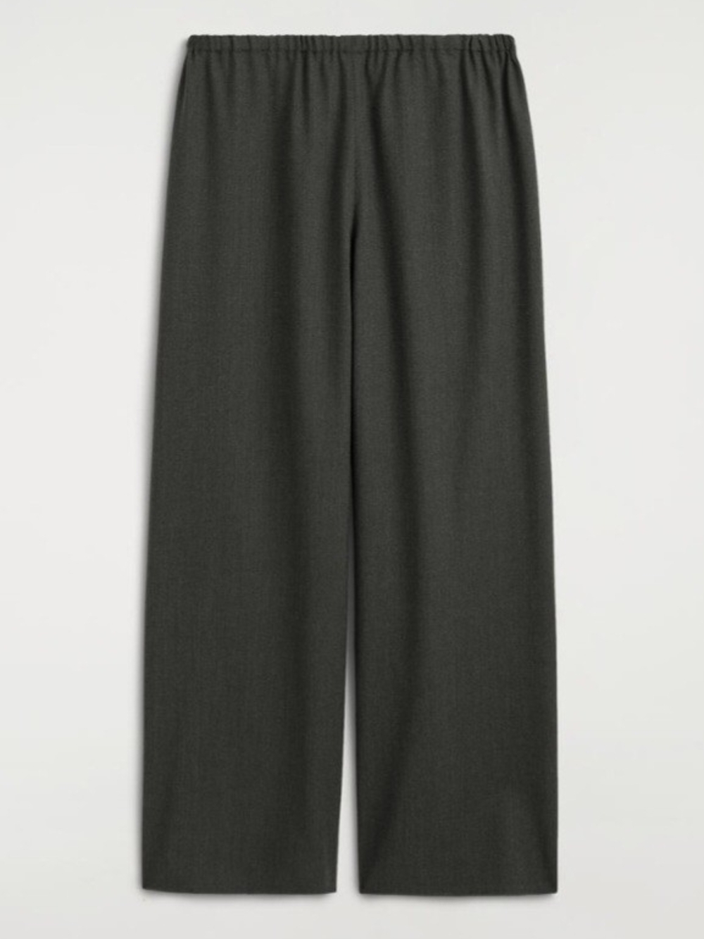 COS Wool-blend Wide-Leg Elastic Waist Pants Sz 2